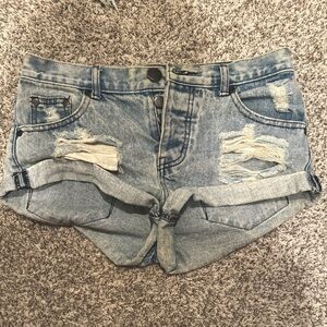 Jean shorts